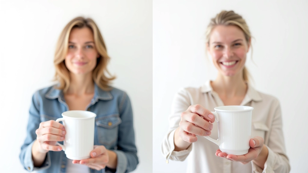 Diagrama visual comparando layout congestionado com layout espaçado minimalista