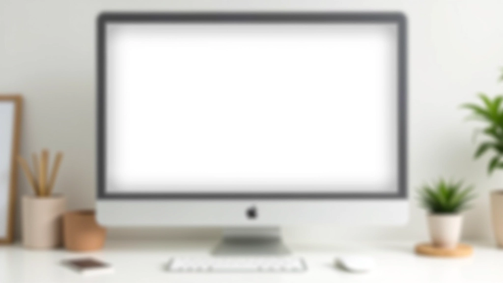 Layout de website minimalista com design limpo e funcional